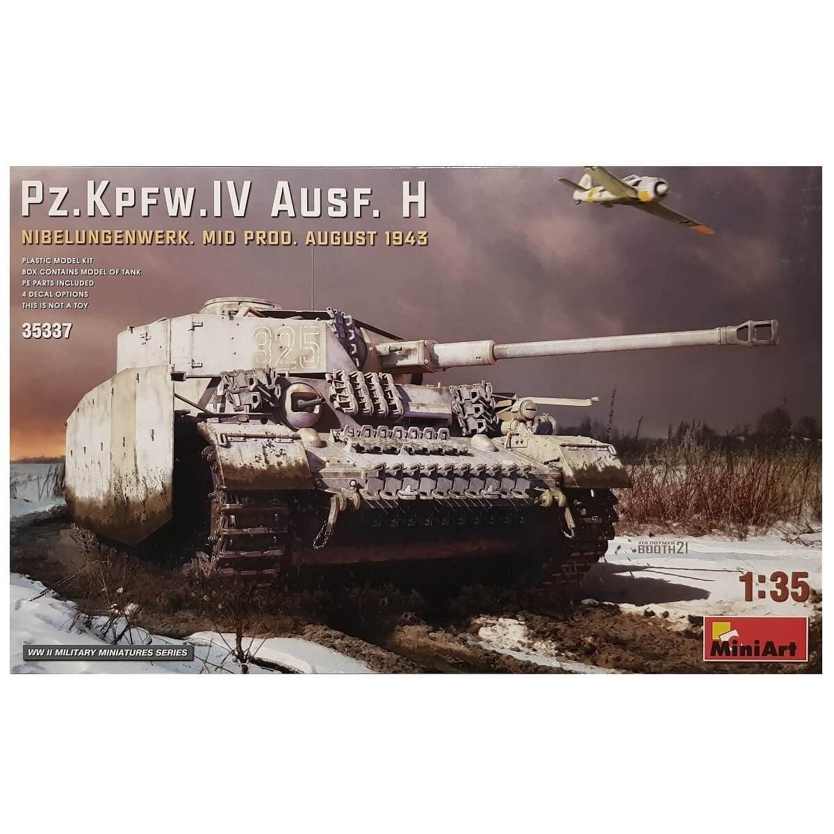 1:35 Pz.Kpfw. IV Ausf. H Nibelungenwerk Mid Prod - August 1943 - MINIART
