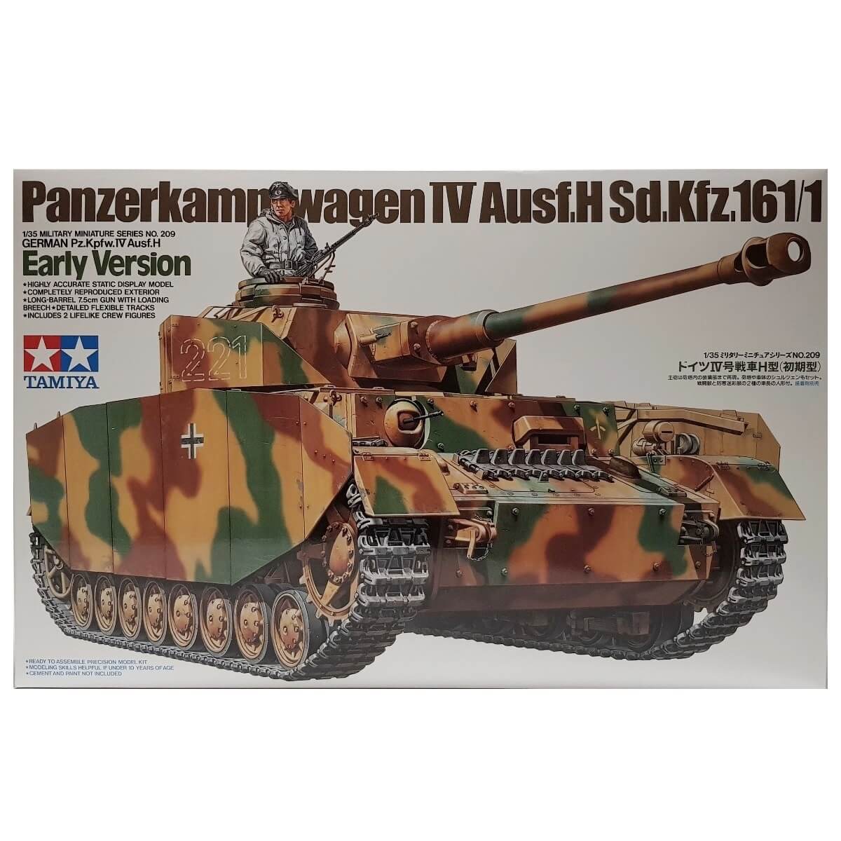 1:35 Sd.Kfz. 161/1 Panzerkampfwagen IV Ausf. H - Early Version - TAMIYA