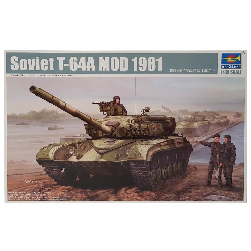 1:35 Soviet T-64A MOD 1981 - TRUMPETER