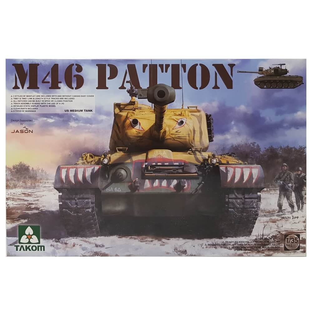 1:35 US M46 Patton Medium Tank - TAKOM