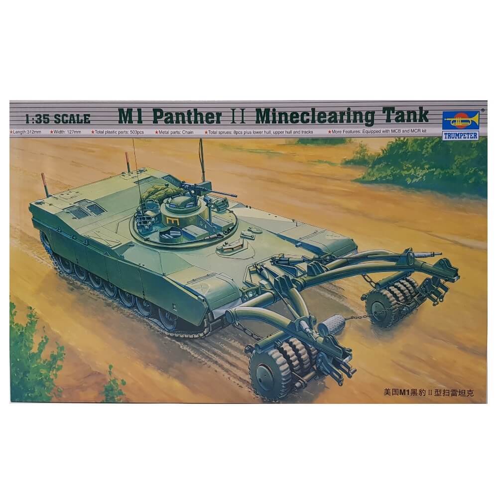 1:35 M1 Panther II Mineclearing Tank - TRUMPETER