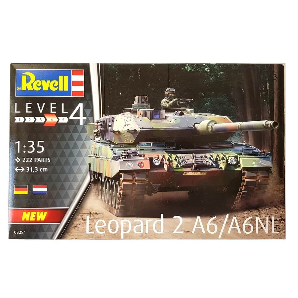 1:35 German LEOPARD 2 A6/A6NL Tank - REVELL