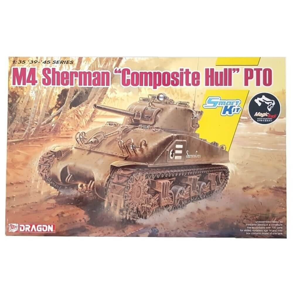 1:35 Allies M4 Sherman COMPOSITE Hull PTO - DRAGON