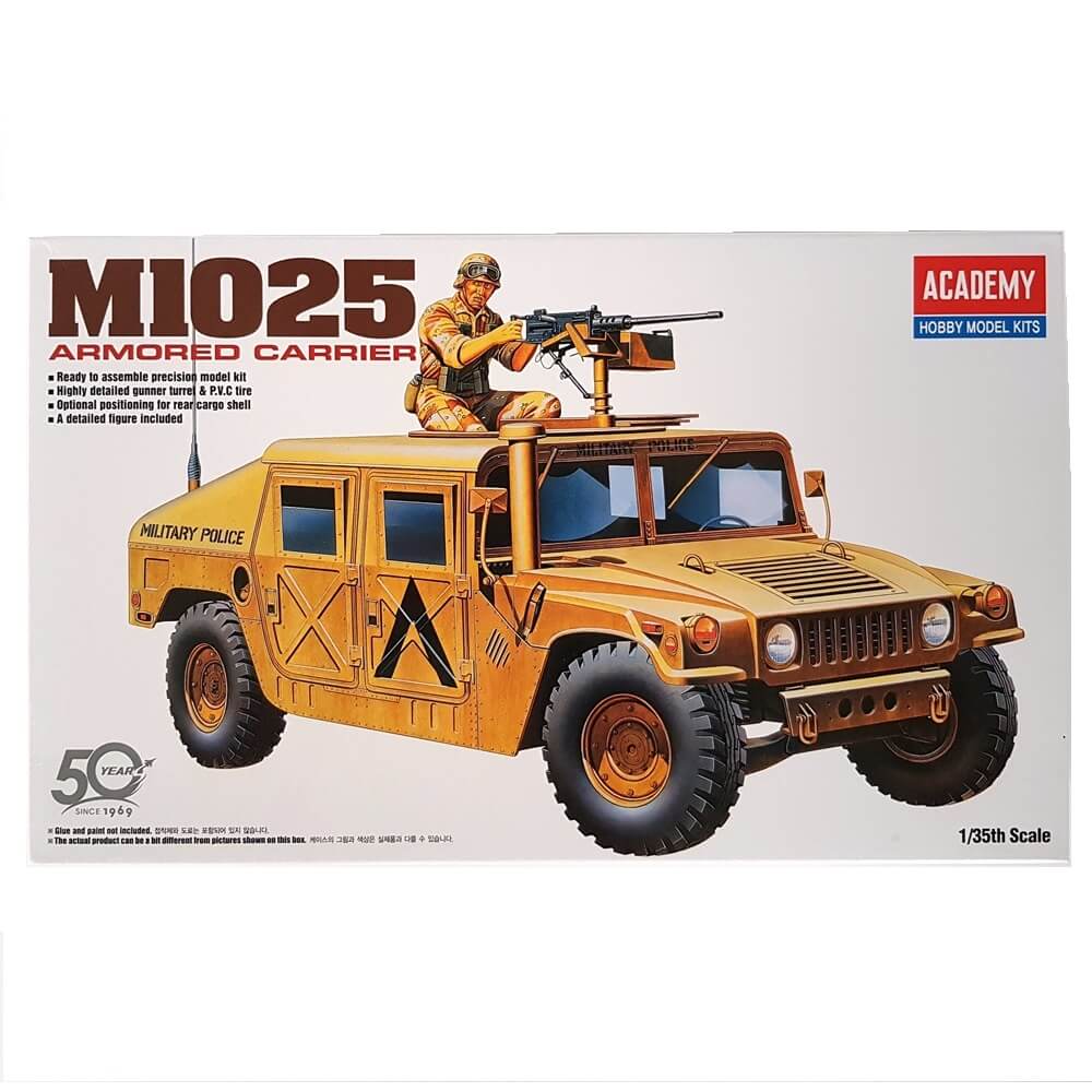 1:35 US Army M1025 HUMVEE Armored Carrier - ACADEMY