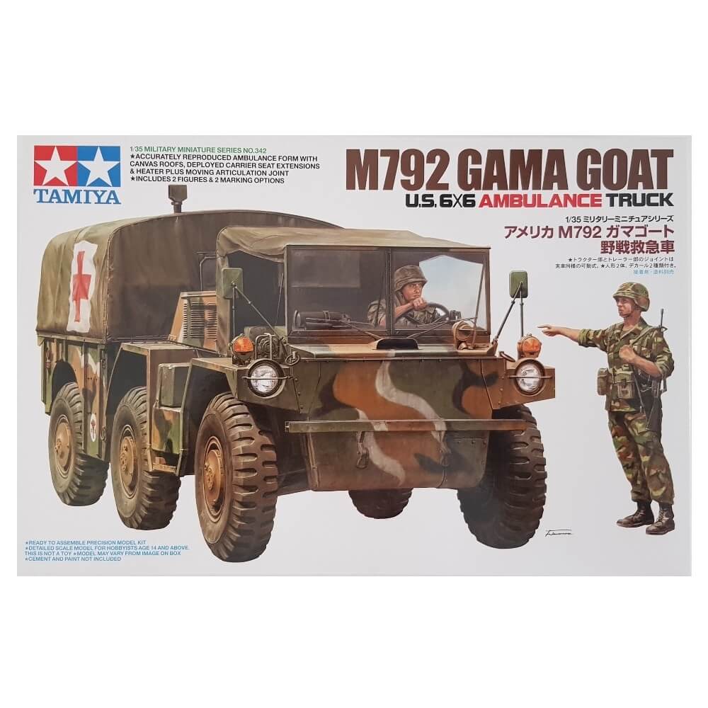 1:35 US Army 6 x 6 Ambulance Truck M792 GAMA GOAT - TAMIYA