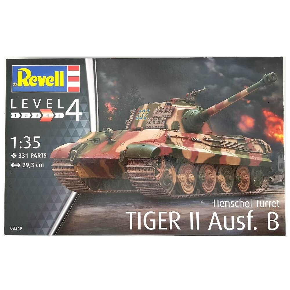 1:35 German KING TIGER II Ausf. B Tank - Henschel Turret - REVELL