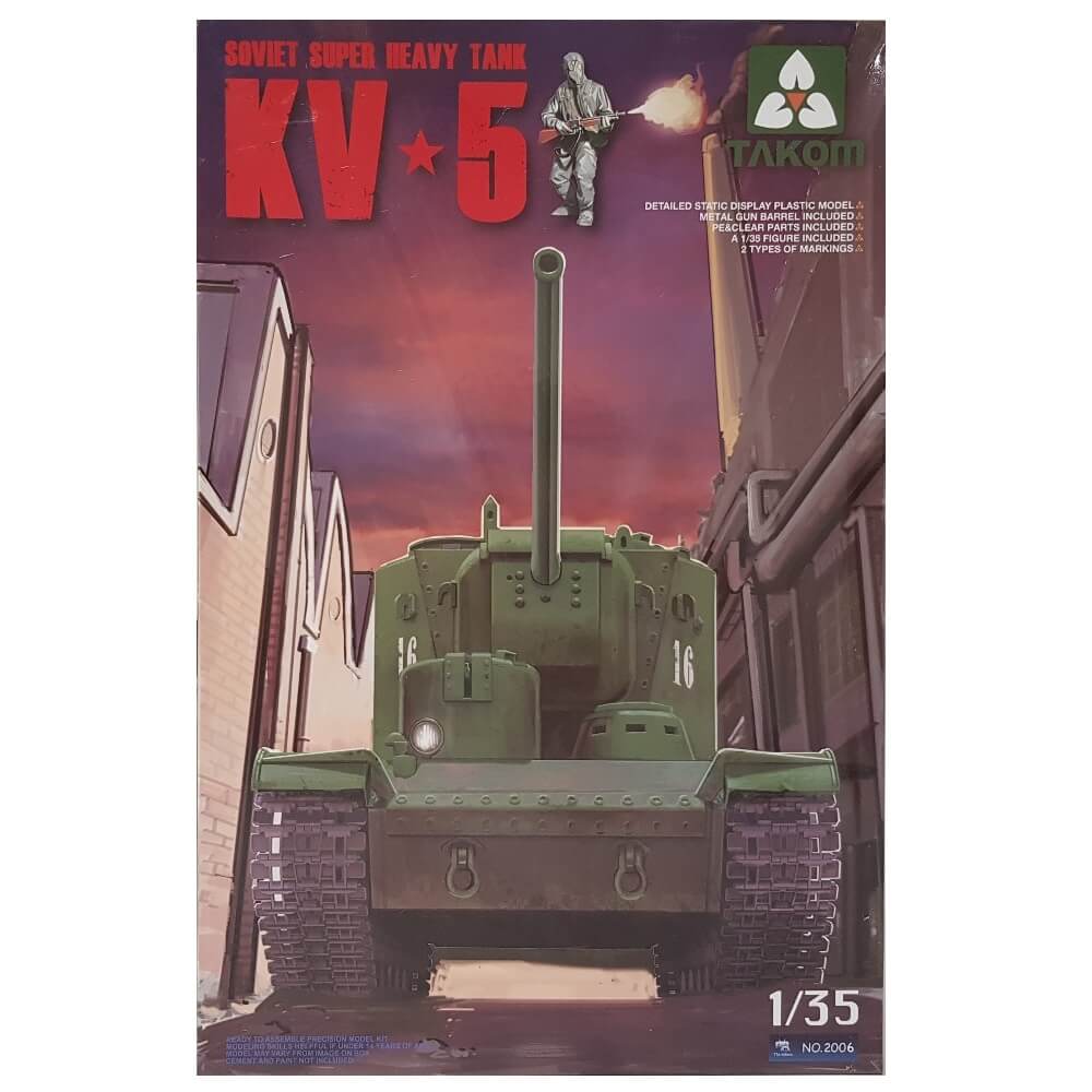 1:35 Soviet KV-5 Super Heavy Tank - TAKOM