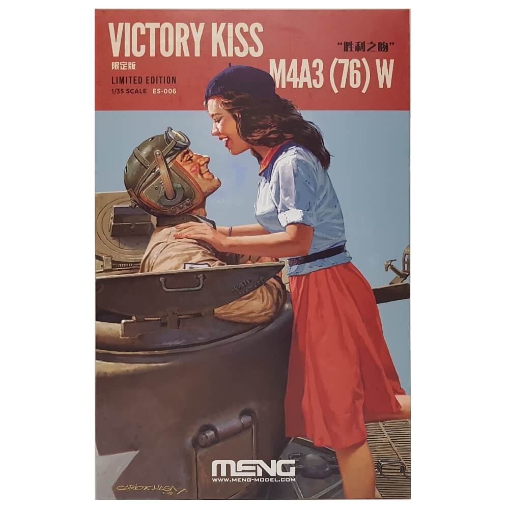 1:35 US M4A3 (76) W Sherman - VICTORY KISS - Limited Edition - MENG