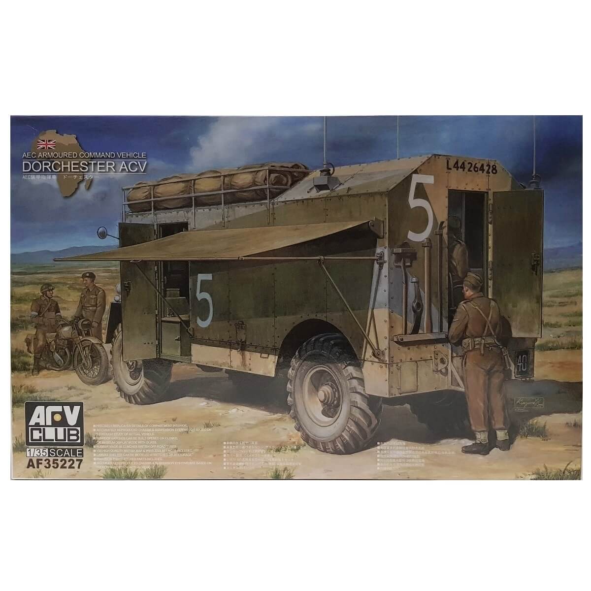 1:35 AEC Armoured Command Vehicle Dorchester ACV - AFV CLUB