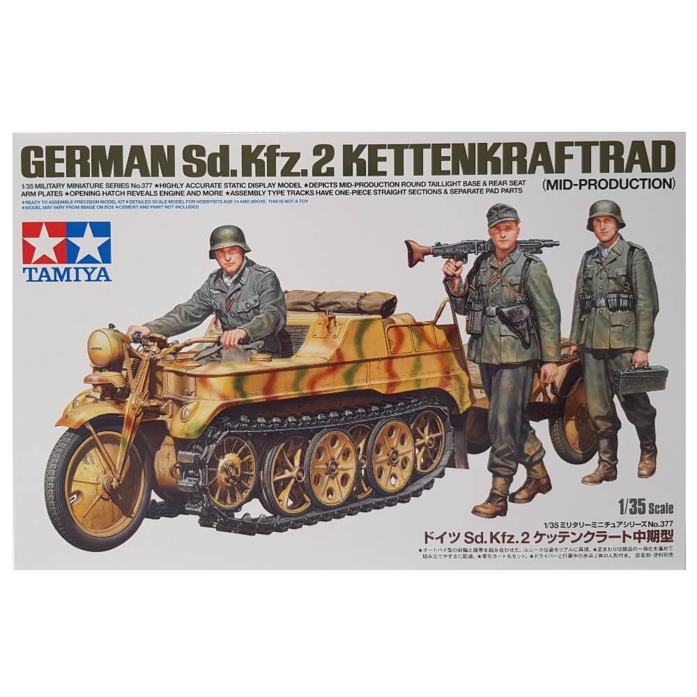 1:35 German Sd.Kfz. 2 Kettenkraftrad - Mid-Production - TAMIYA