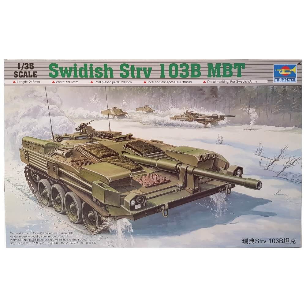 1:35 Swedish Strv 103B MBT - TRUMPETER