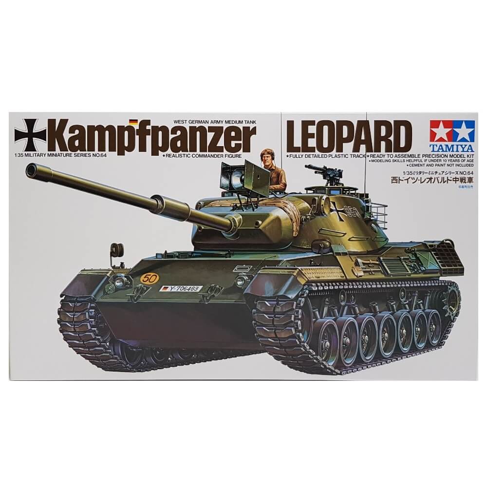 1:35 West German Army Medium Tank Kampfpanzer Leopard - TAMIYA
