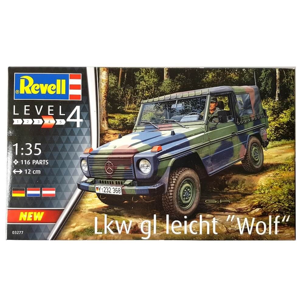 1:35 German Lkw gl Leicht WOLF Mercedes OFF-ROAD Vehicle - REVELL