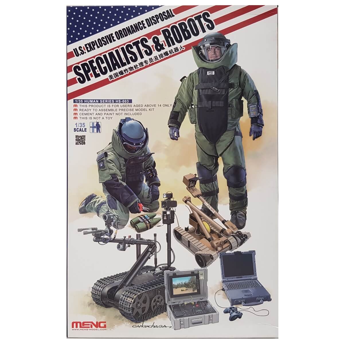 1:35 US Explosive Ordnance Disposal Specialists and Robots - MENG