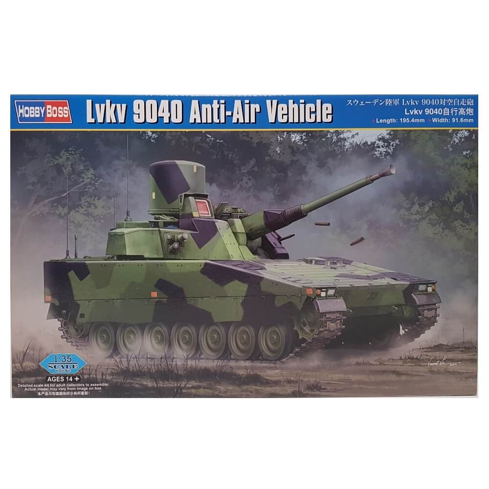 1:35 Swedish Lvkv 9040 Anti-Air Vehicle - HOBBY BOSS