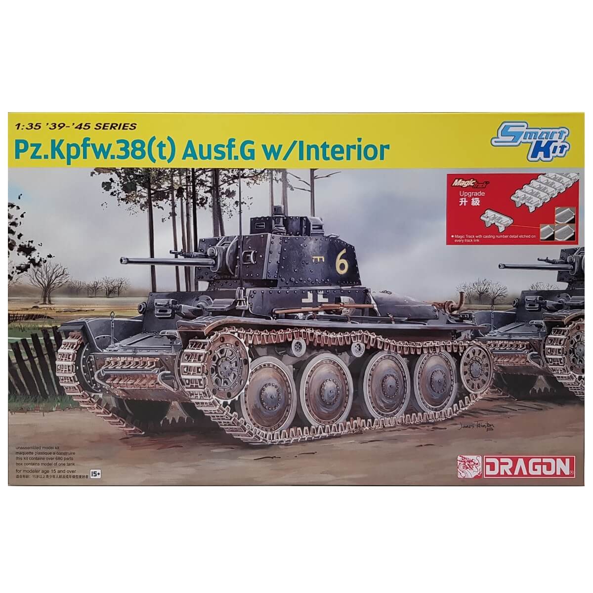 1:35 Pz.Kpfw. 38(t) Ausf. G with Interior - DRAGON