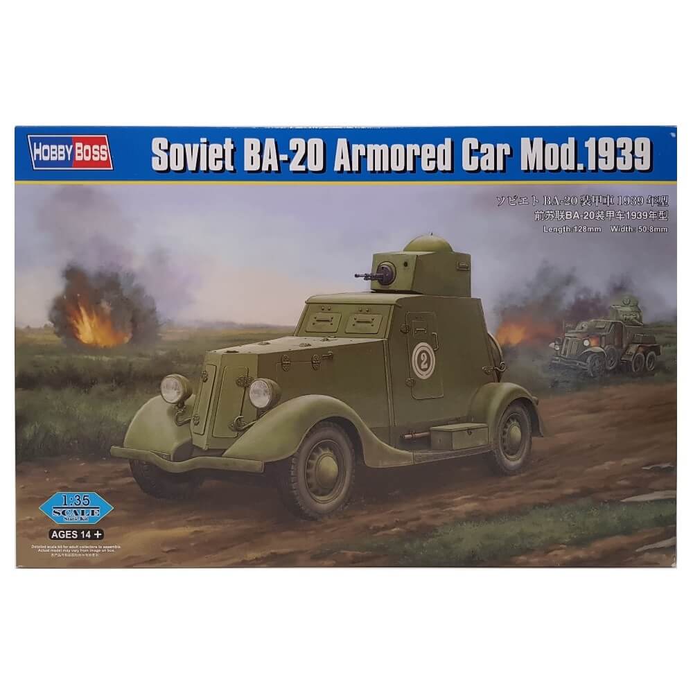 1:35 Soviet BA-20 Armored Car Mod. 1939 - HOBBY BOSS