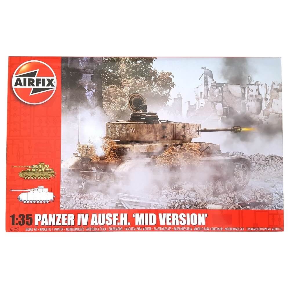 1:35 German PANZER IV Ausf.H Tank Mid Version - AIRFIX