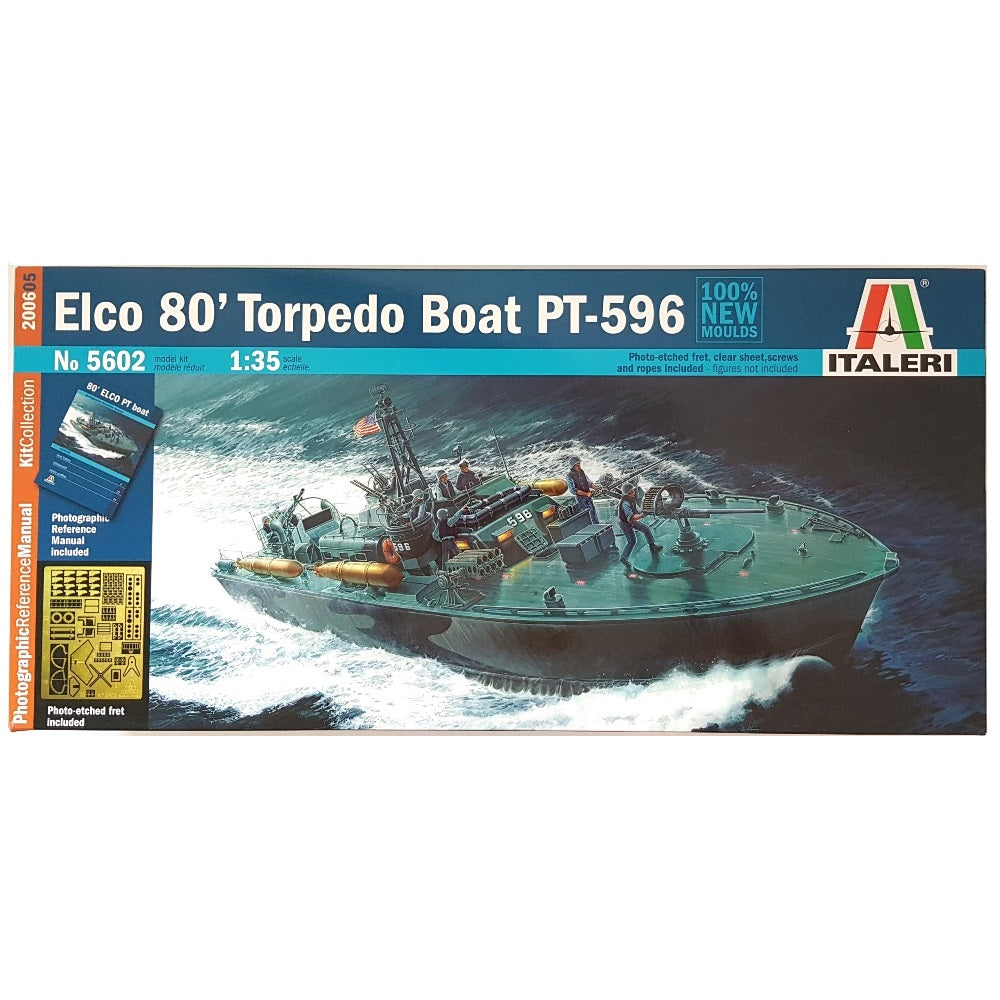 1:35 US Navy ELCO 80' Torpedo Boat PT-596 - ITALERI