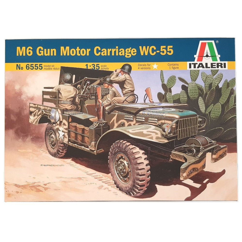 1:35 US Army M6 Gun Motor Carriage WC-55 - ITALERI
