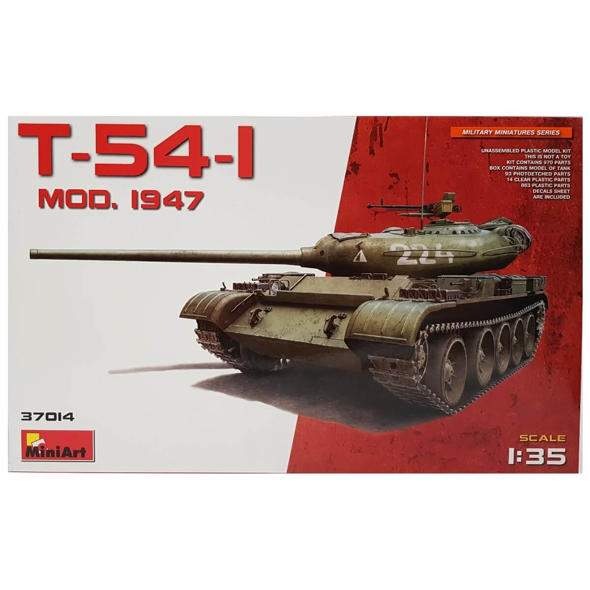 1:35 Soviet Medium Tank T-54-1 Mod. 1947 - MINIART