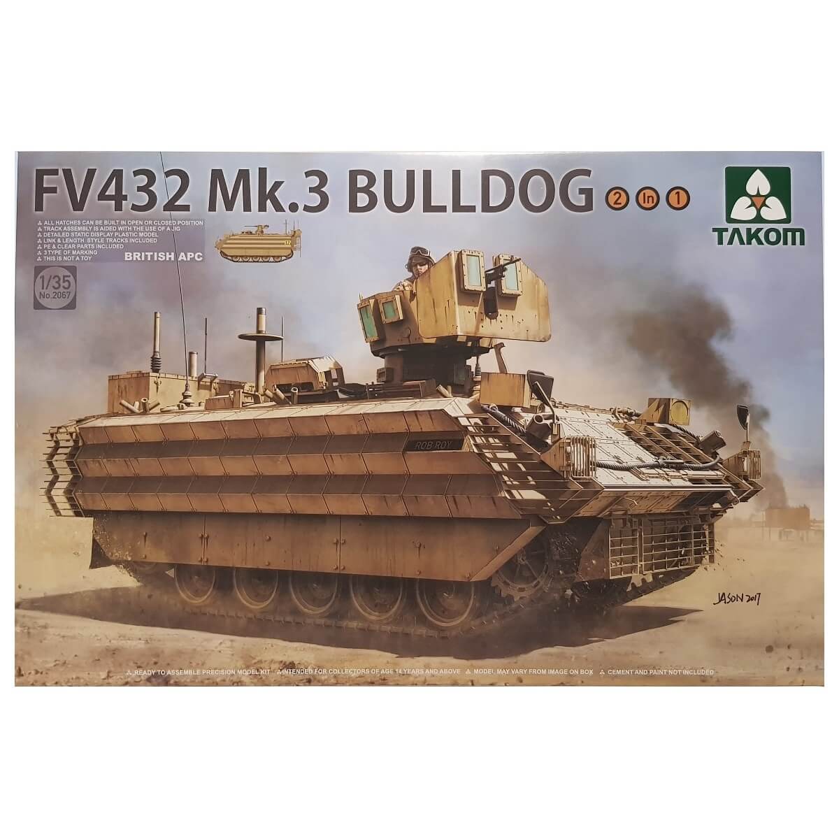 1:35 British APC FV432 Mk. 3 Bulldog - TAKOM