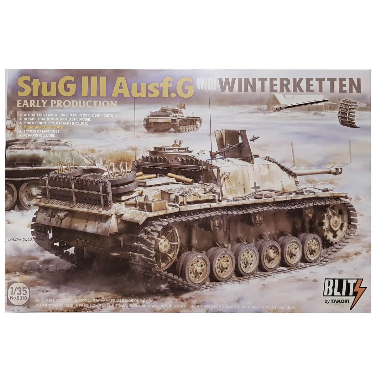 1:35 StuG III Ausf. G with Winterketten - Early Production - TAKOM