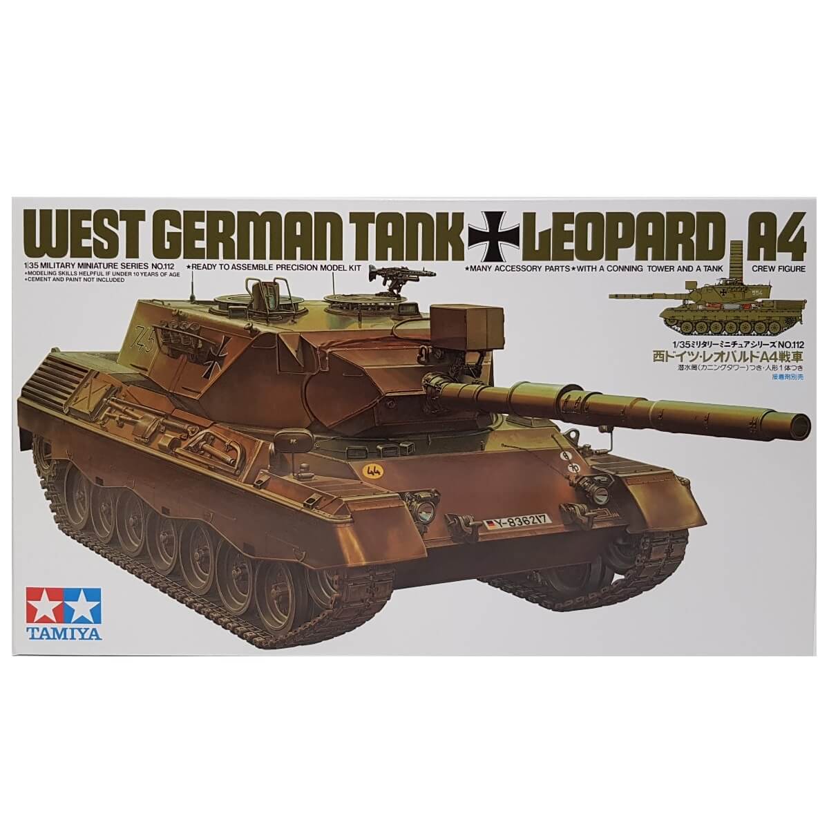 1:35 West German Tank Leopard A4 - TAMIYA