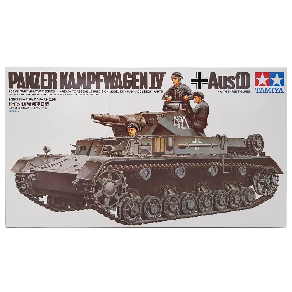 1:35 Panzerkampfwagen IV Ausf. D with Three Figures - TAMIYA