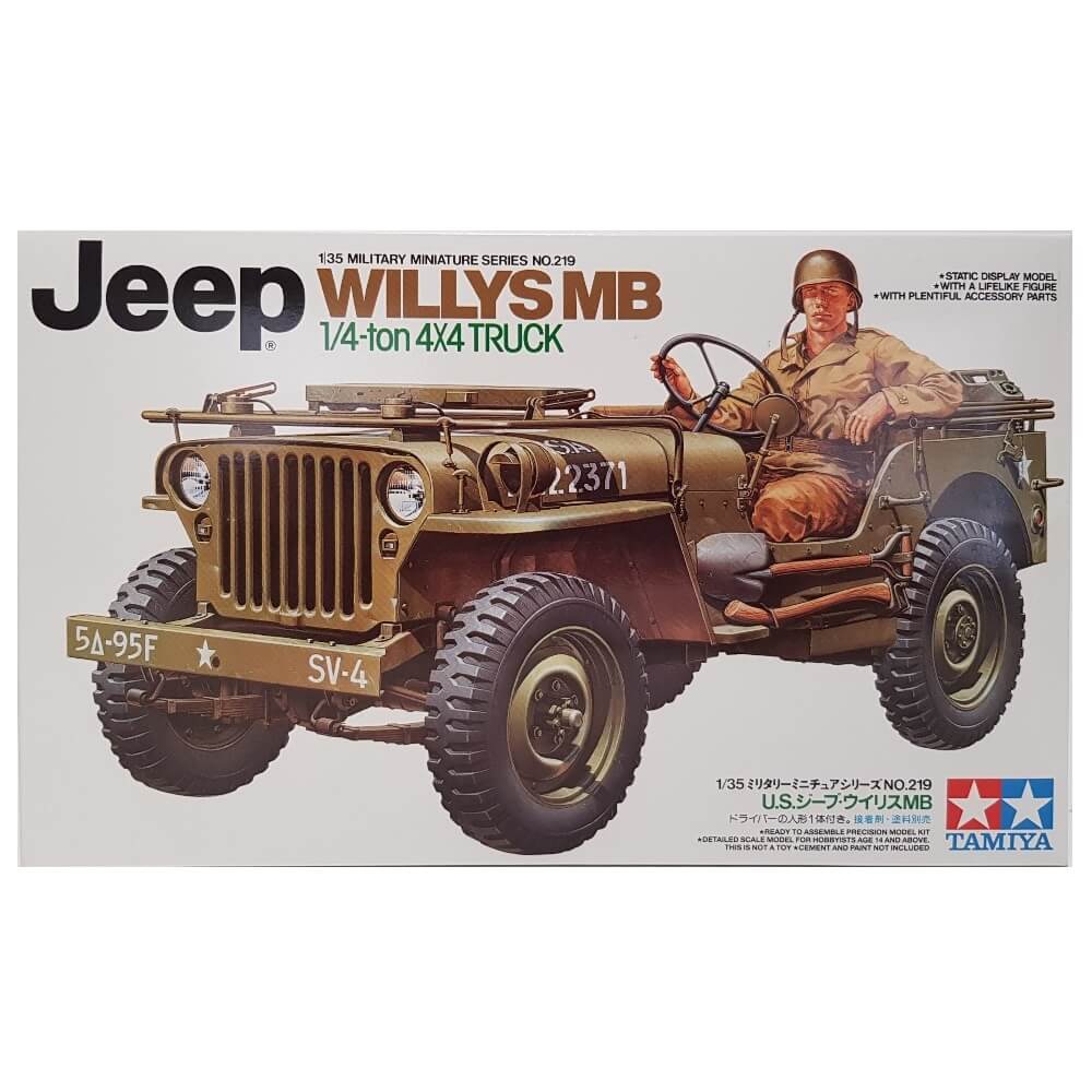 1:35 Jeep Willys MB ¼ ton 4x4 Truck - TAMIYA