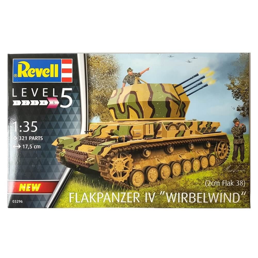 1:35 German ANTI-AIRCRAFT Tank FLAKPANZER IV Wirbelwind - REVELL