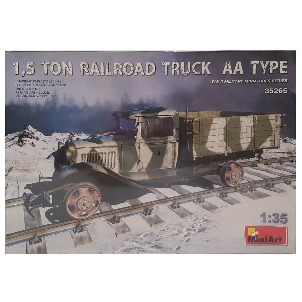 1:35 Soviet 1.5 Ton Railroad Truck AA Type - MINIART
