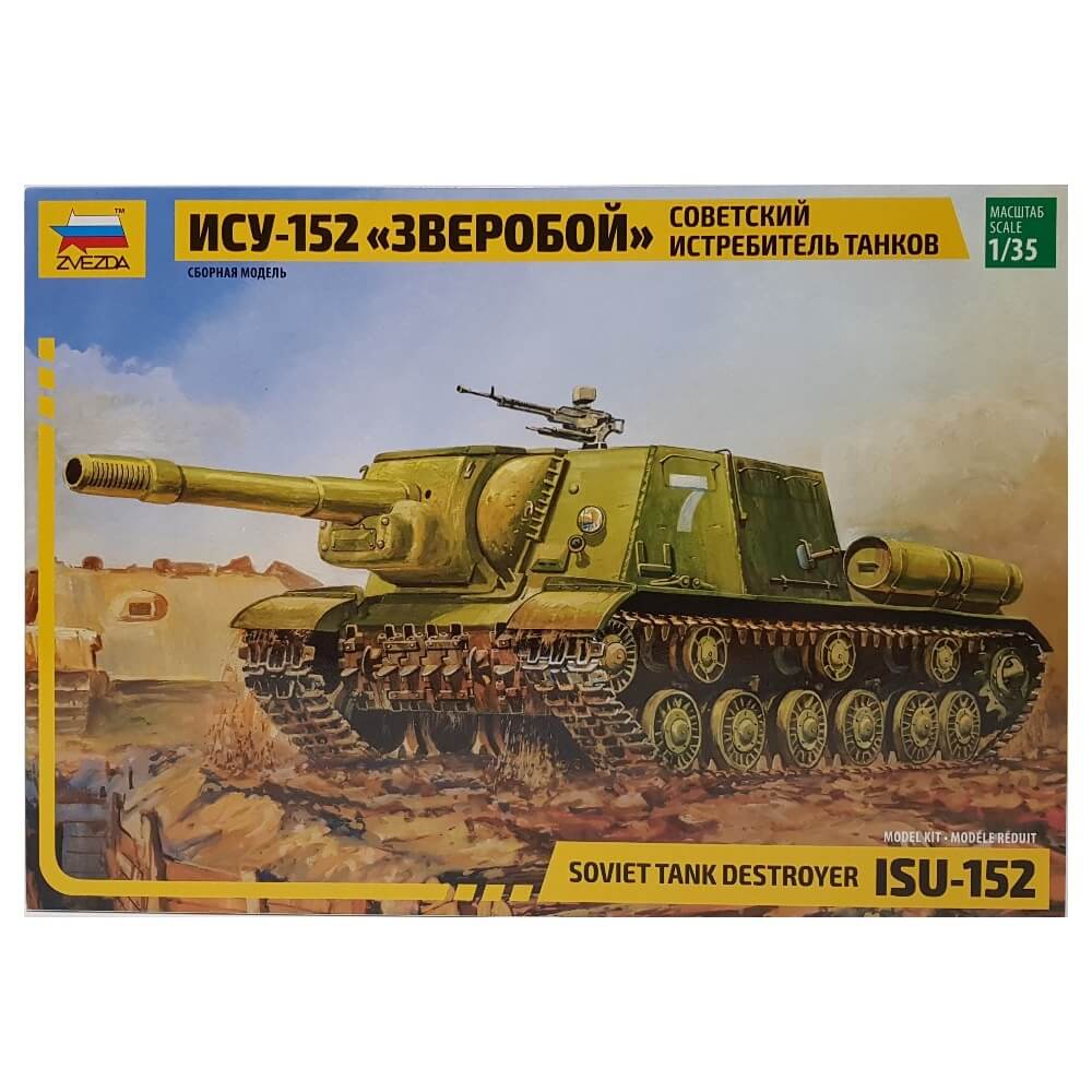 1:35 Soviet ISU-152 Self-propelled Gun - ZVEZDA