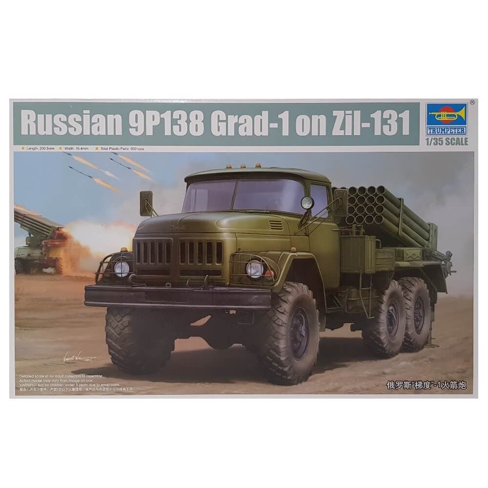 1:35 Russian 9P138 Grad-1 on ZIL-131 - TRUMPETER