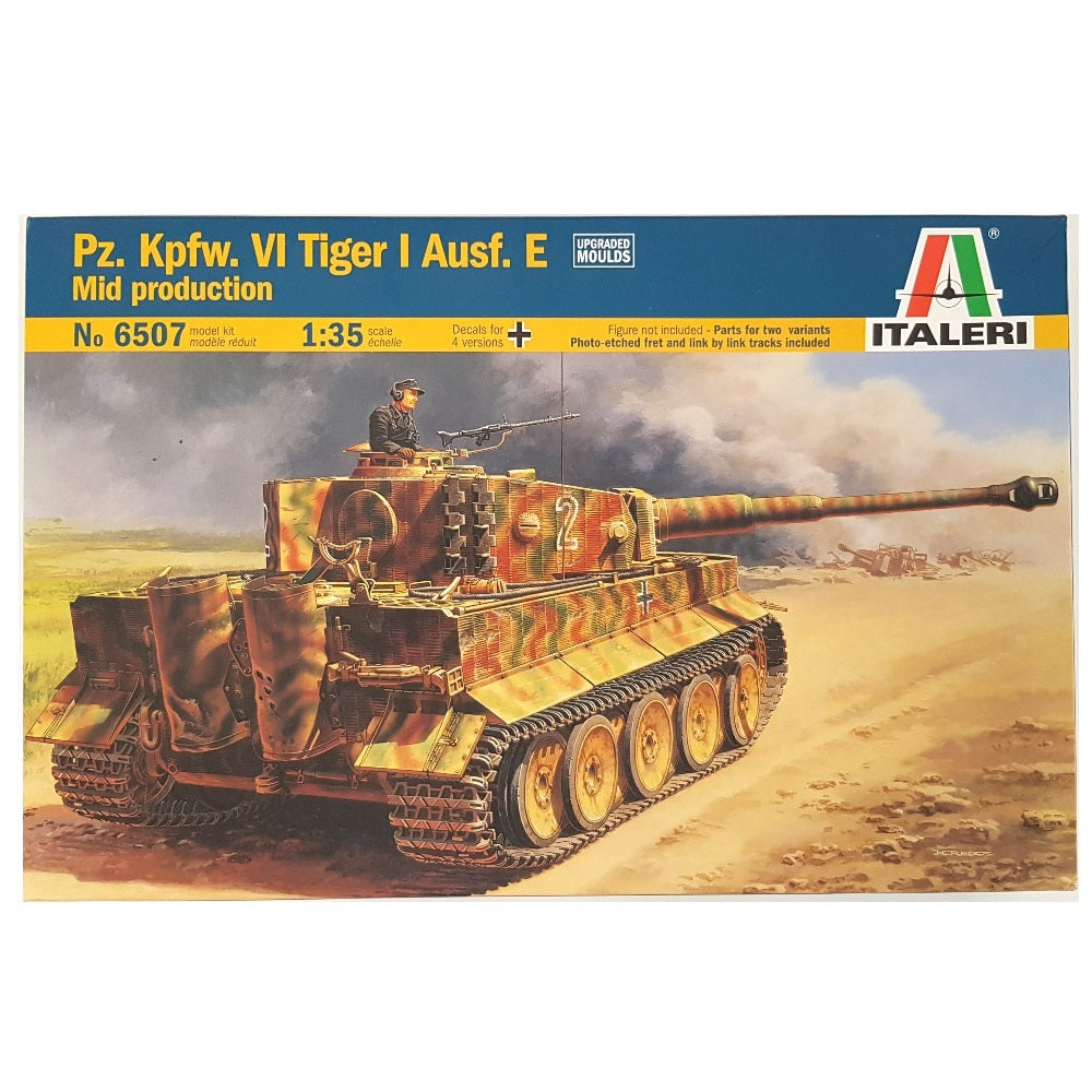 1:35 German TIGER I Pz. Kpfw. VI Ausf. E Tank - Mid Production - ITALERI