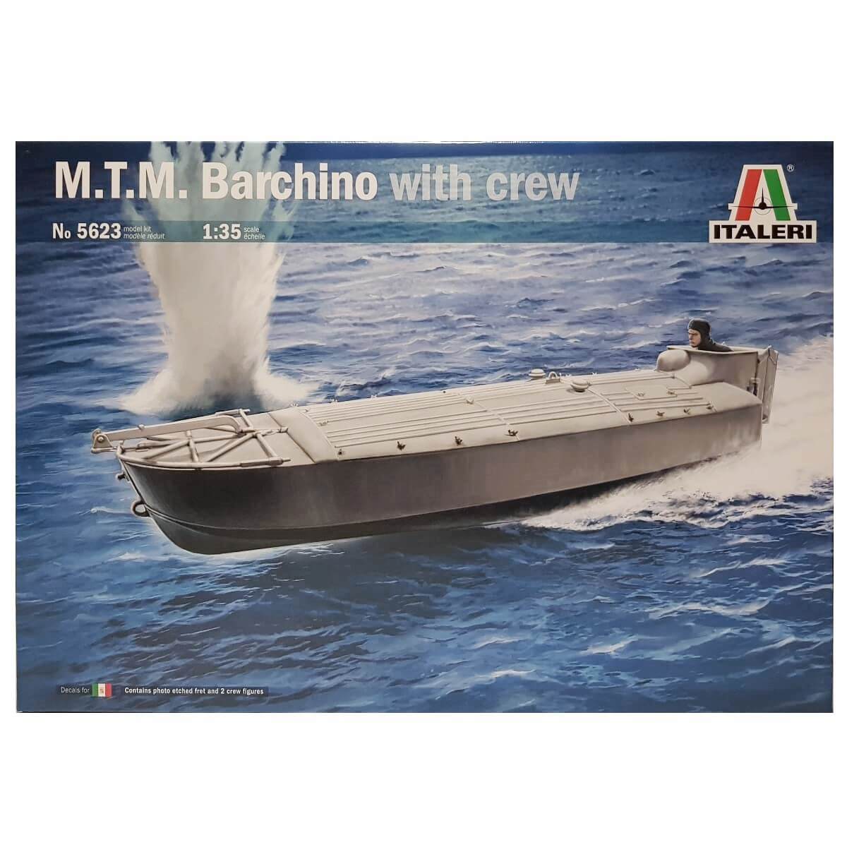 1:35 M.T.M. Barchino with Crew - ITALERI