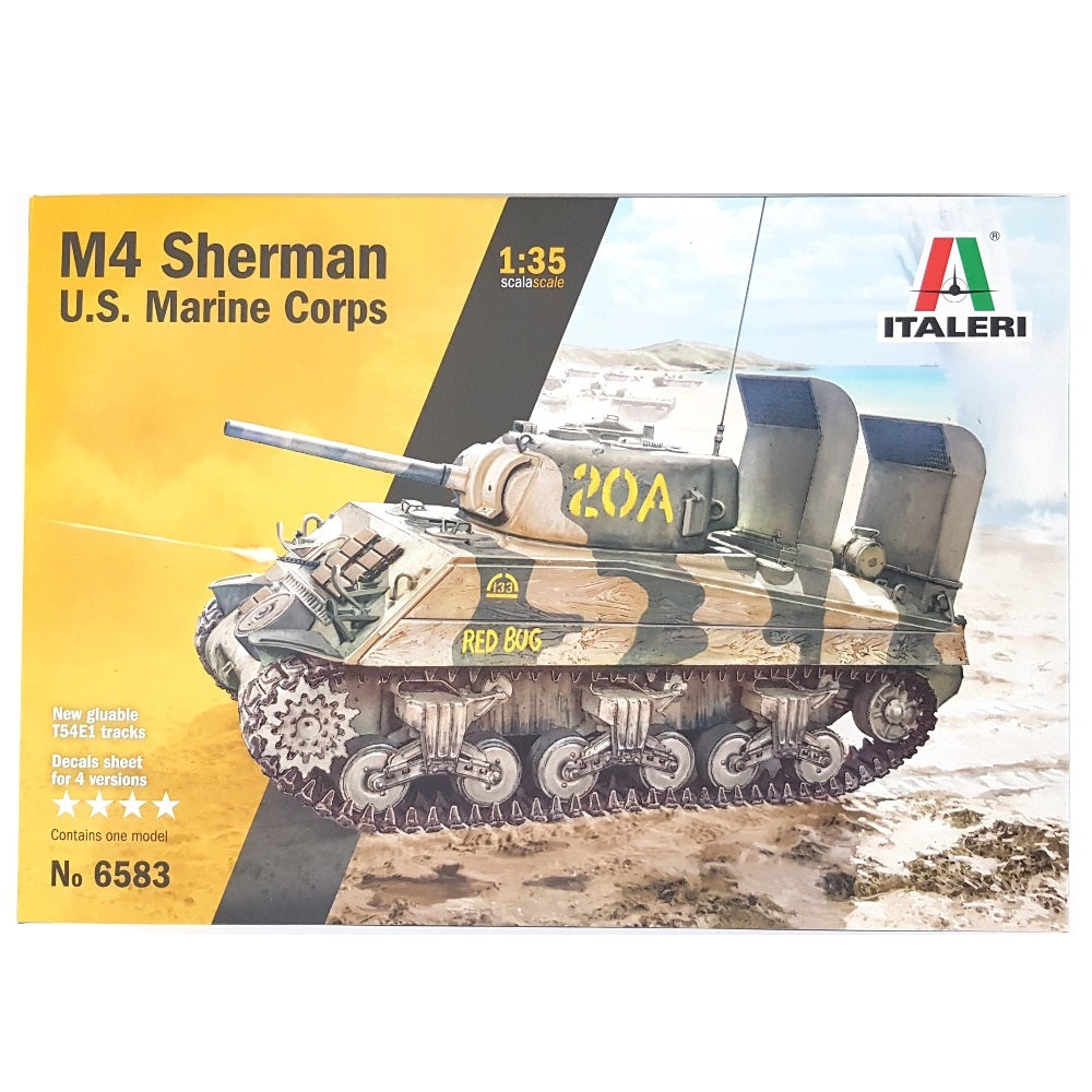 1:35 US M4 SHERMAN Marine Corps - ITALERI