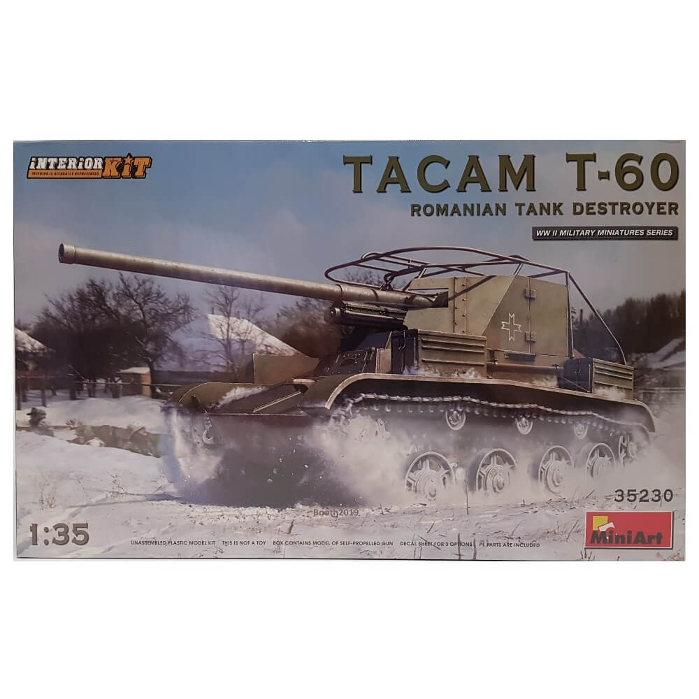 1:35 Romanian TACAM T-60 Tank Destroyer - Interior Kit - MINIART