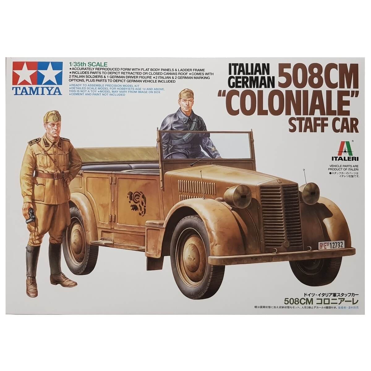 1:35 Italian / German 508CM COLONIALE Staff Car - TAMIYA