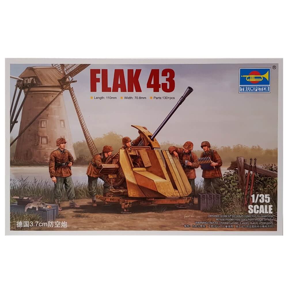 1:35 German FLAK 43 - TRUMPETER