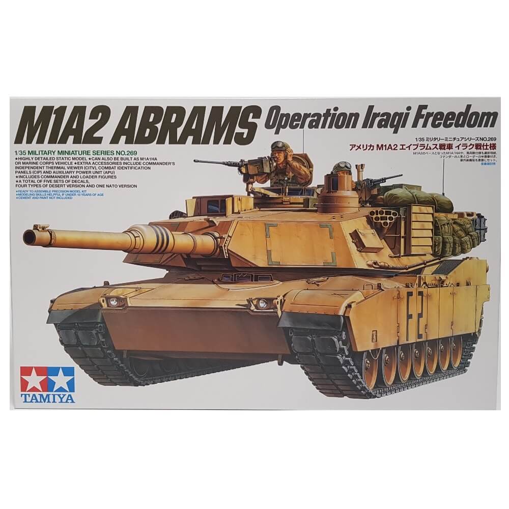 1:35 US M1A2 Abrams Operation Iraqi Freedom - TAMIYA
