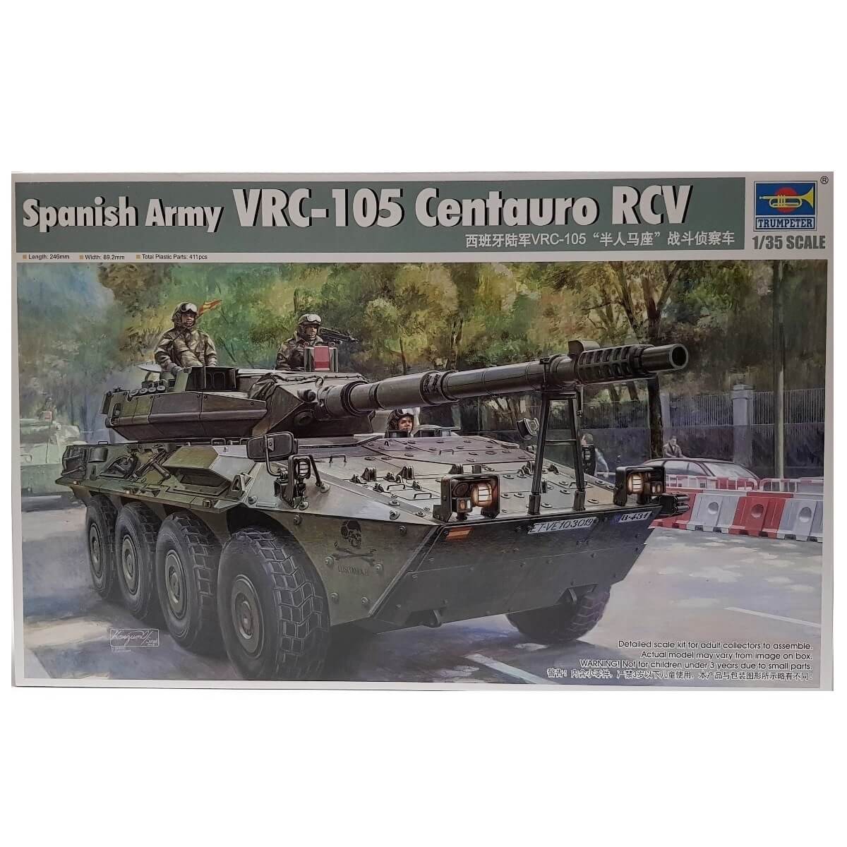 1:35 Spanish Army VRC-105 Centauro RCV - TRUMPETER