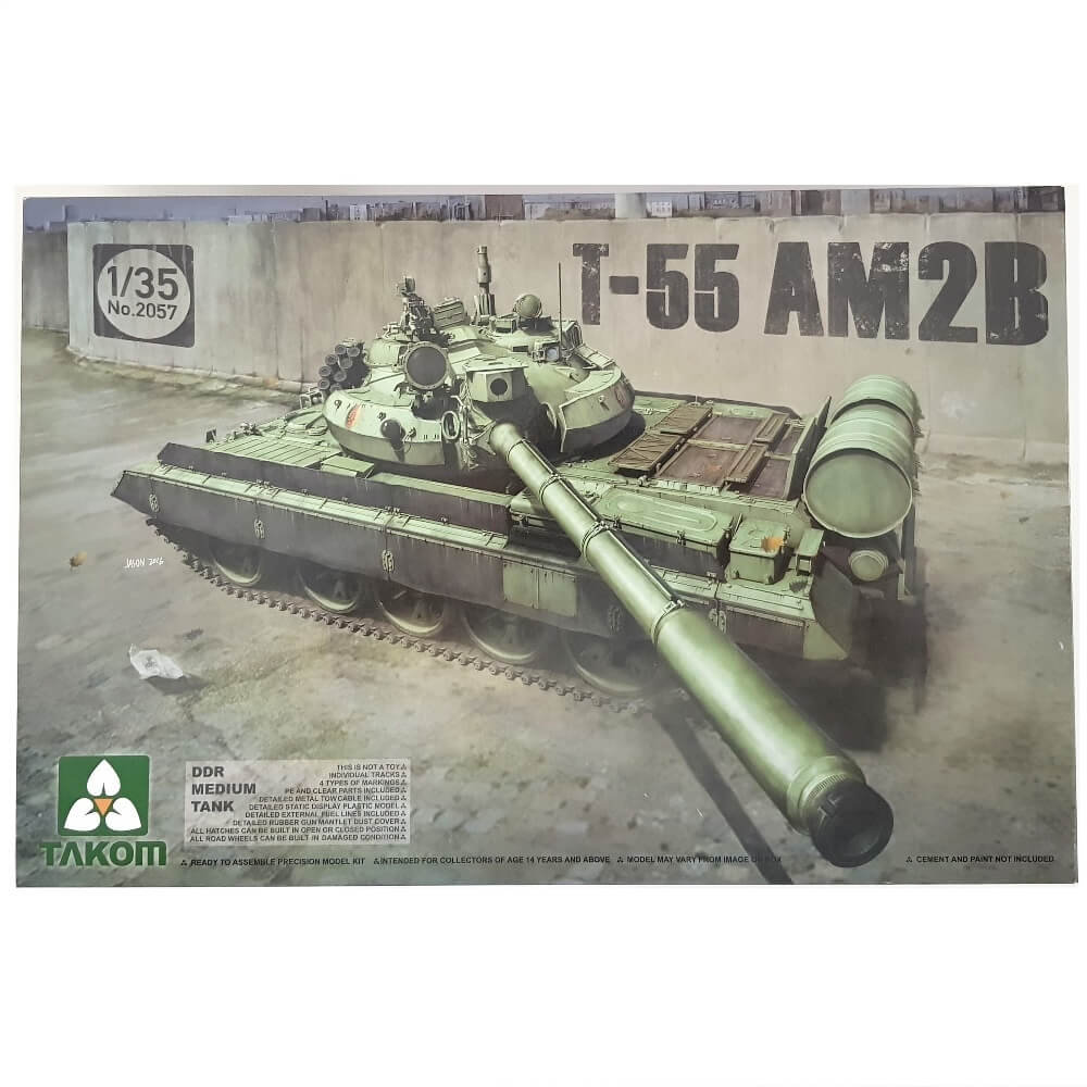 1:35 DDR T-55 AM2B Medium Tank - TAKOM
