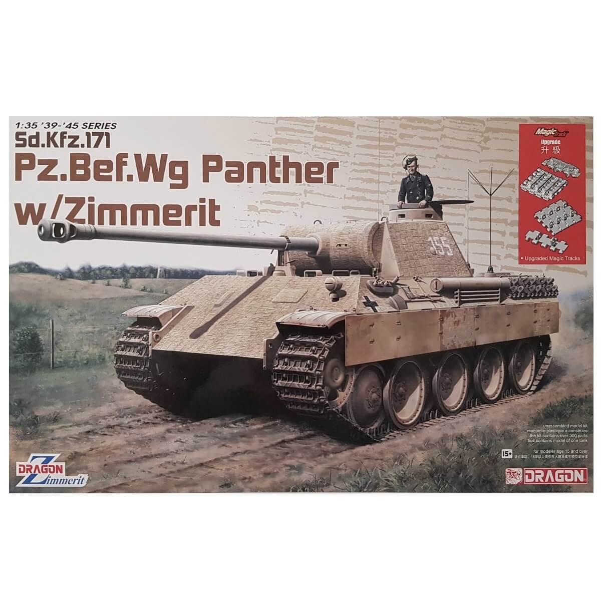1:35 Sd.Kfz. 171 Pz.Bef.Wg Panther with Zimmerit - DRAGON