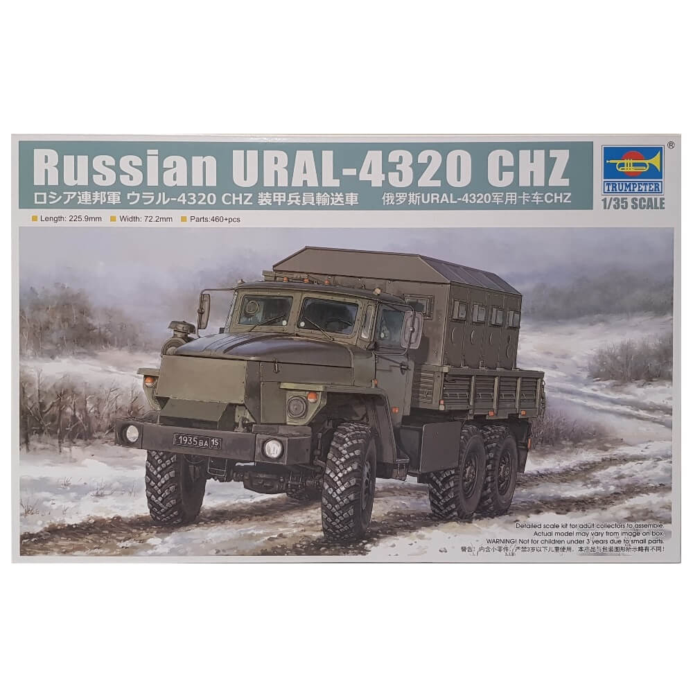 1:35 Russian URAL-4320 CHZ - TRUMPETER
