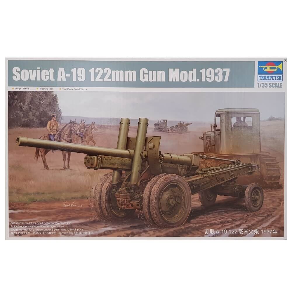 1:35 Soviet A-19 122mm Gun Mod. 1931/1937 - TRUMPETER