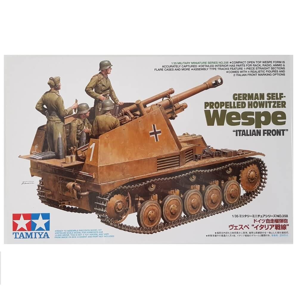 1:35 German Self-Propelled Howitzer WESPE Italian Front - TAMIYA