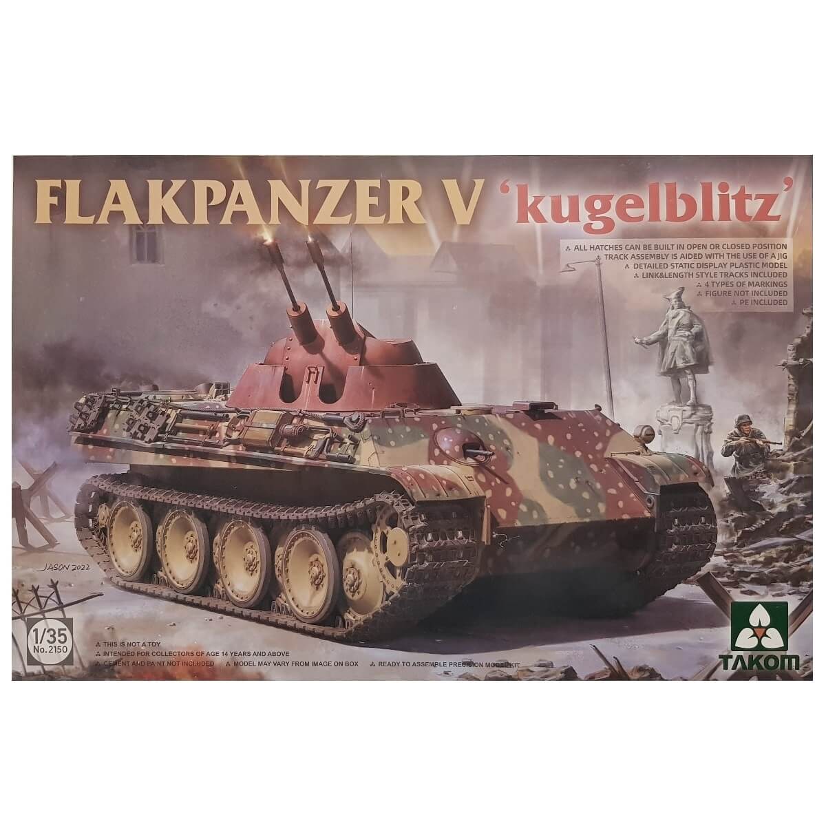 1:35 Flakpanzer V Kugelblitz - TAKOM