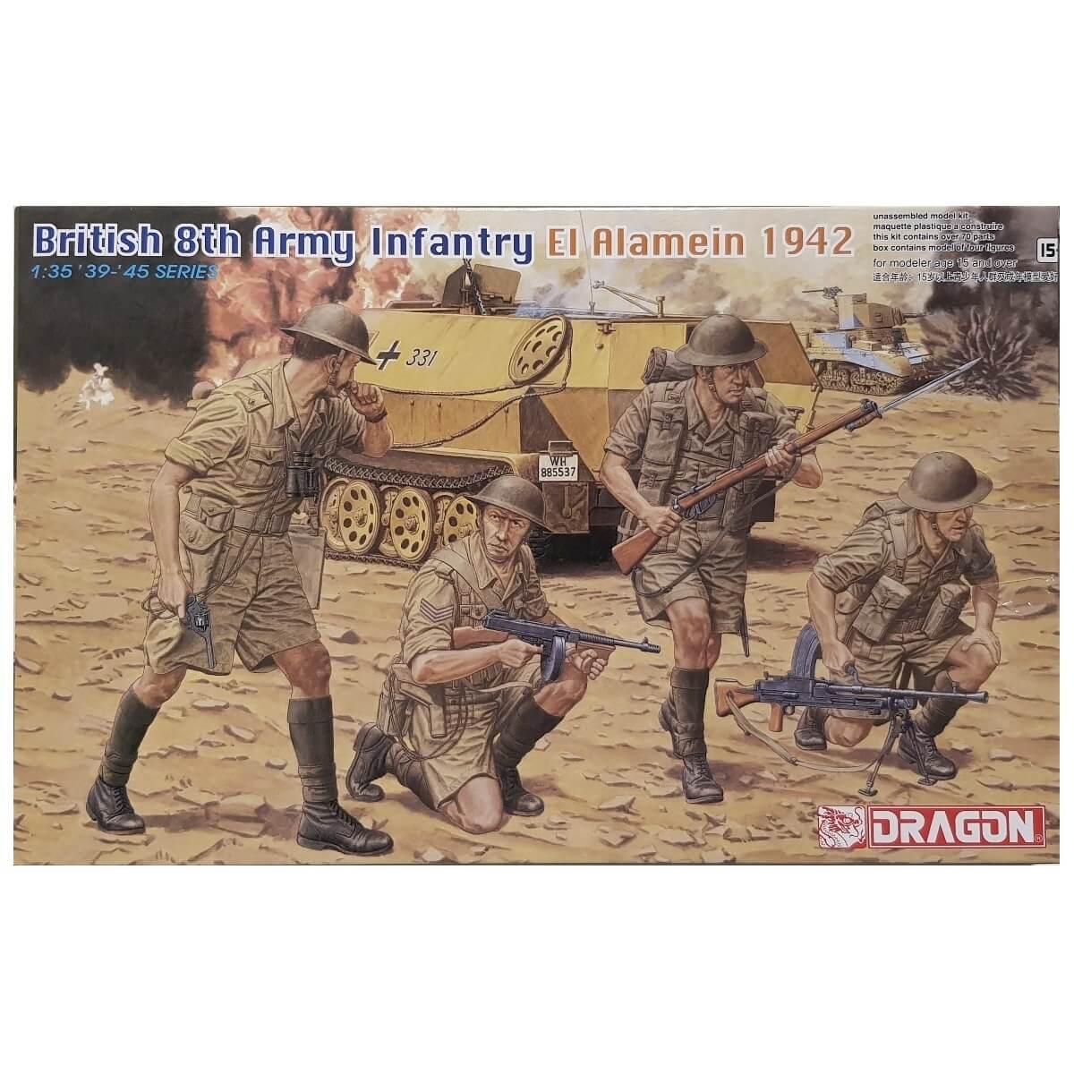 1:35 British 8th Army Infantry - El Alamein 1942 - DRAGON