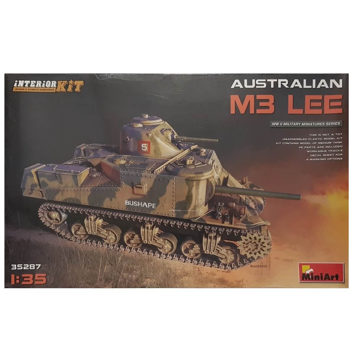 1:35 Australian M3 Lee - Interior Kit - MINIART